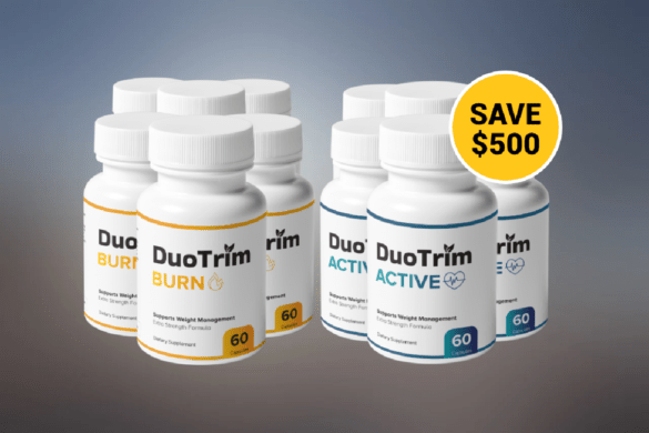 Duotrim supplement bottle with natural ingredients for weight management Duotrim supplement bottle with natural ingredients for weight management