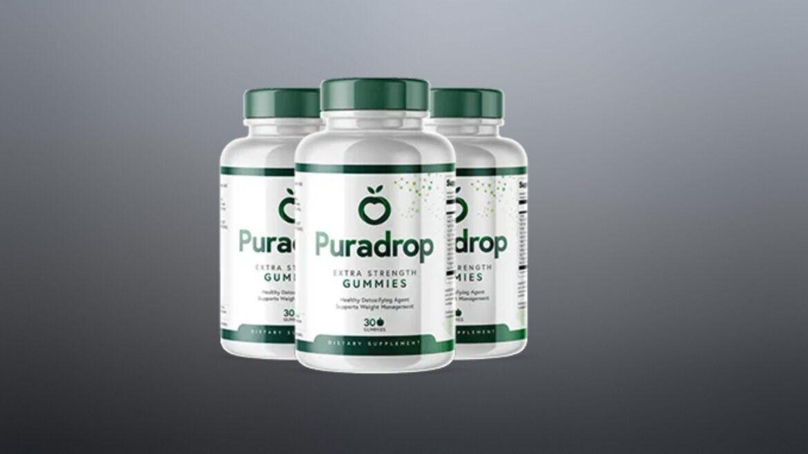 PuraDrop supplements bottle with natural ingredients PuraDrop supplements bottle with natural ingredients