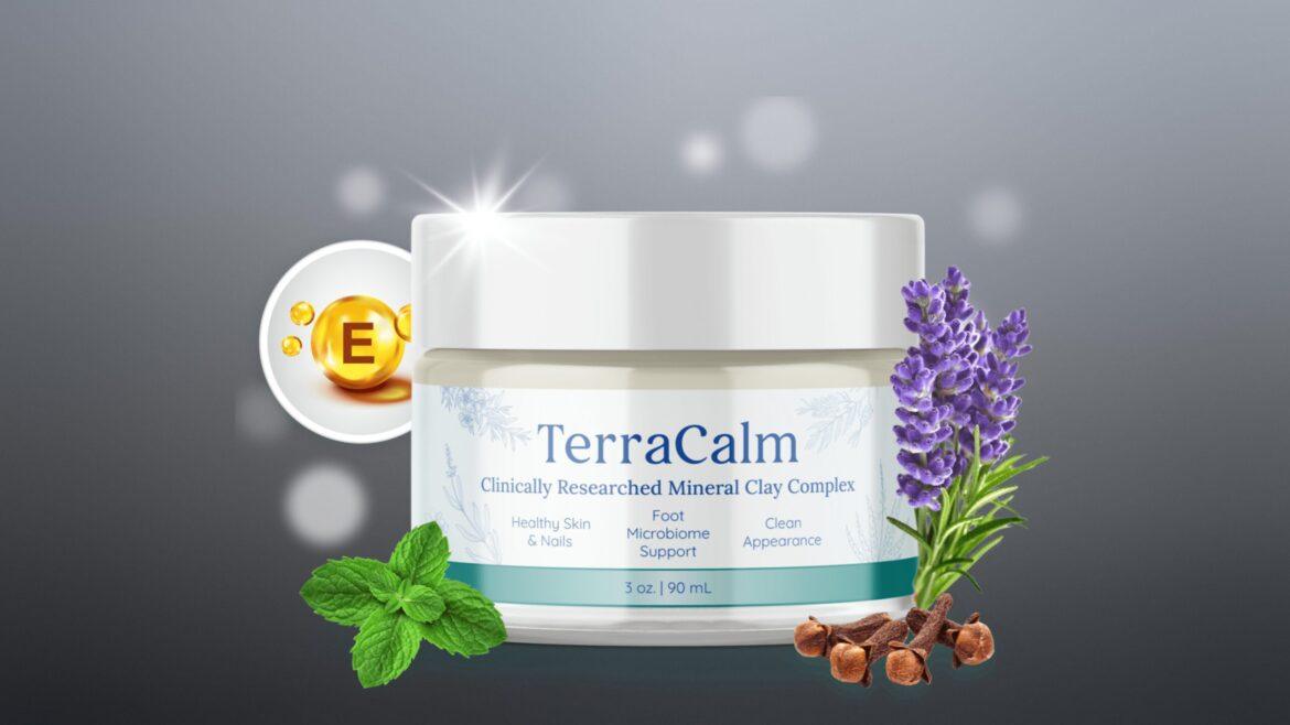 TerraCalm supplement bottle with natural ingredients TerraCalm supplement bottle with natural ingredients