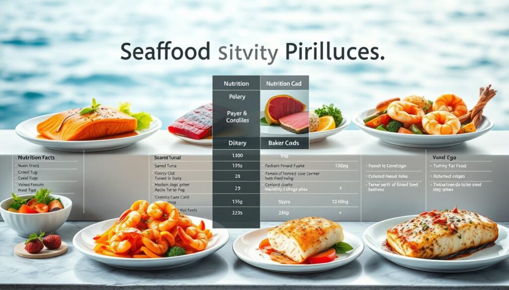 seafood comparison chart
