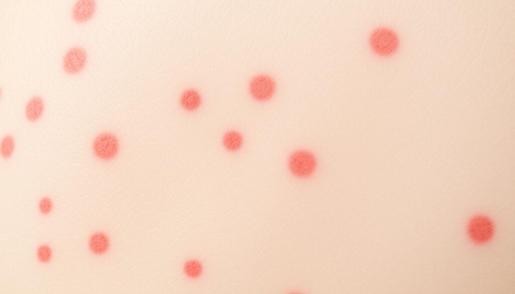 small red dots on skin examples