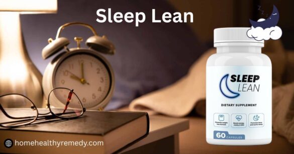 SleepLean nighttime supplement bottle for restorative sleep and metabolic support
